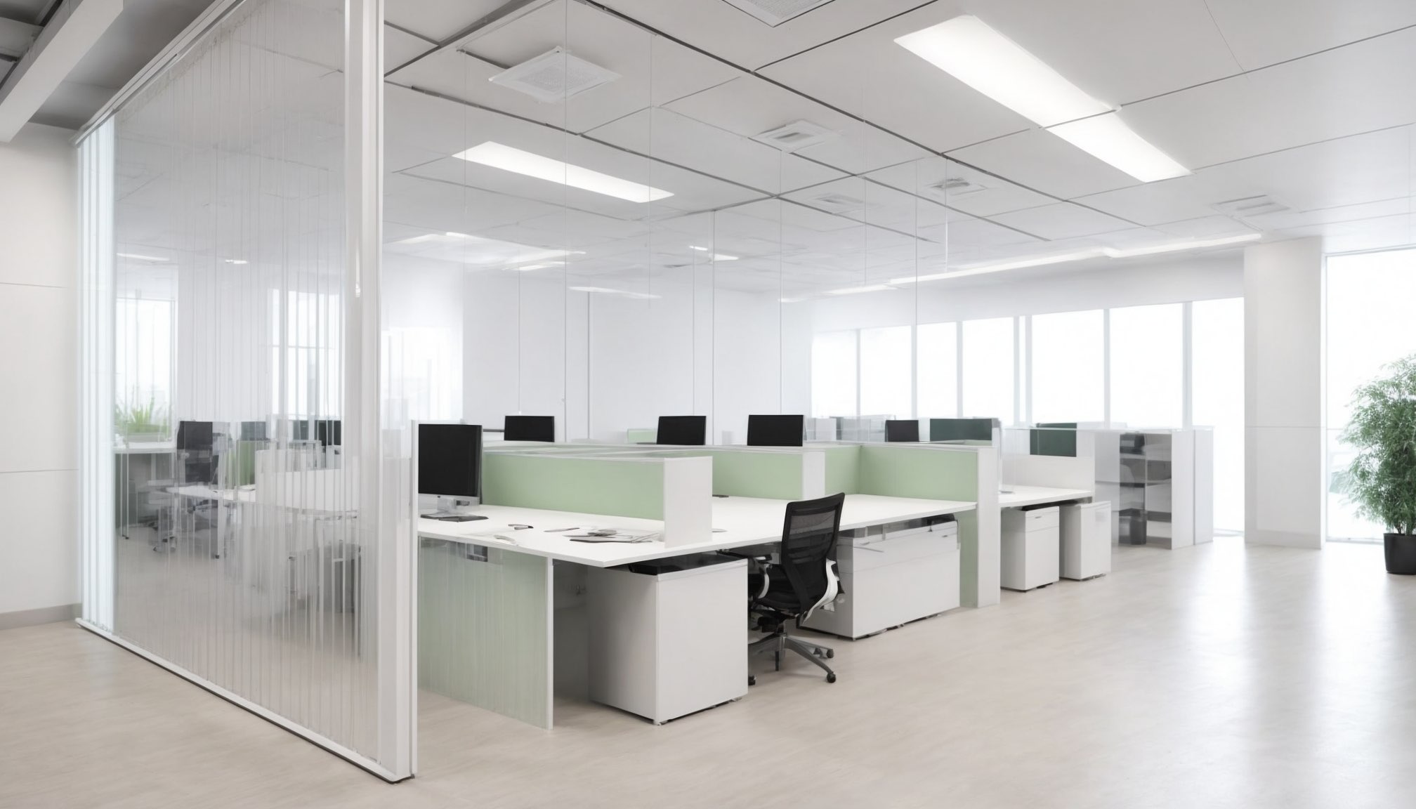 Office drylining and partition wall installation in Guildford